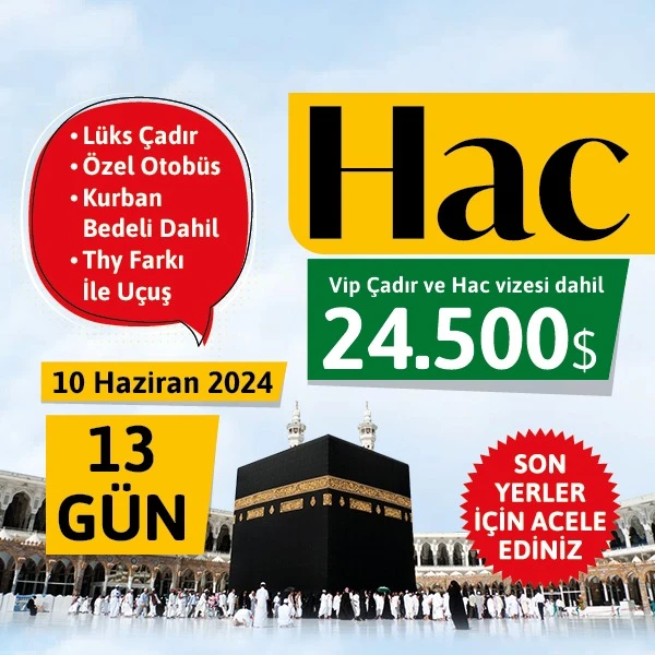 HER ŞEY DAHİL LÜKS - VİP HAC